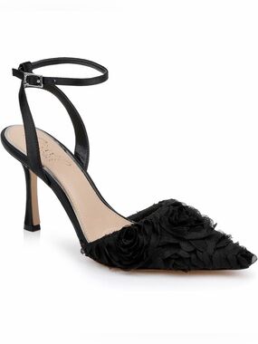 Jewel Badgley Mischka Shannon Floral Pumps - Size 8